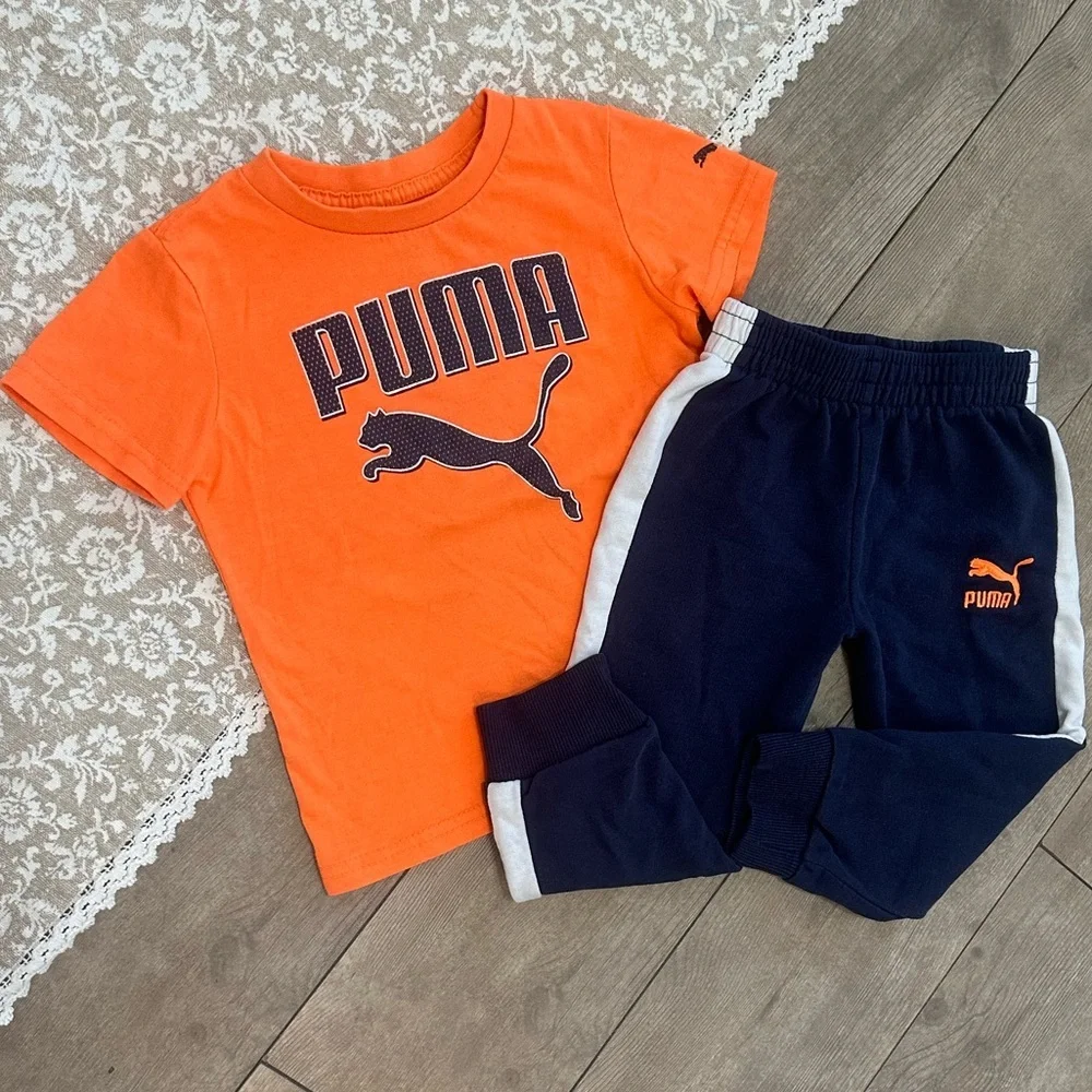 Puma Vibrant Orange Tee - Picture 4 of 16